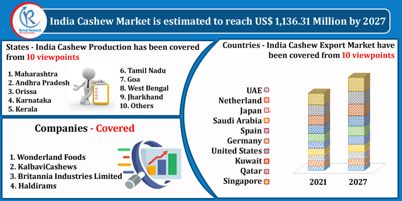 india cashew market
share